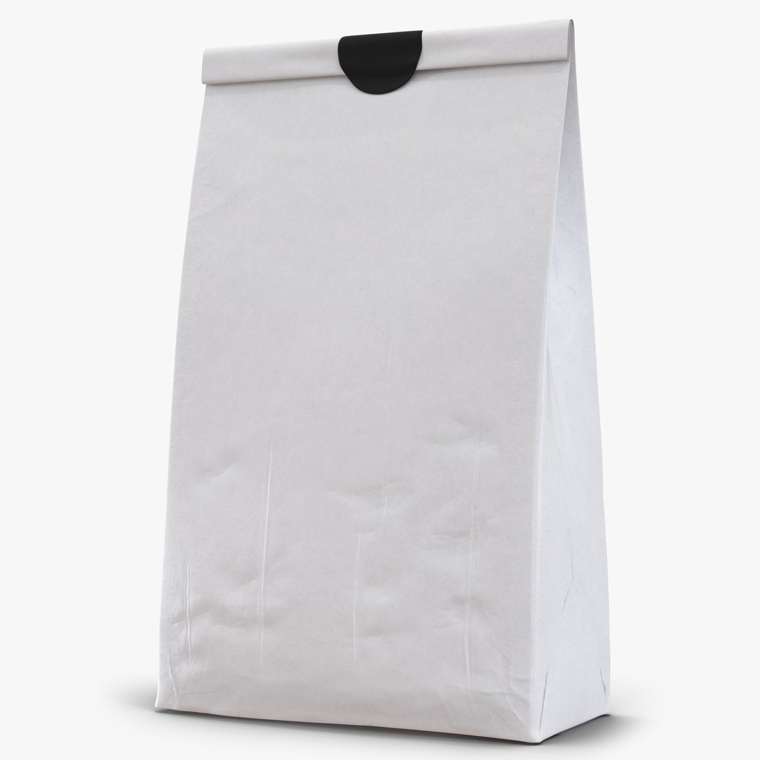Paper Pastry Bag 3 3D model preview
