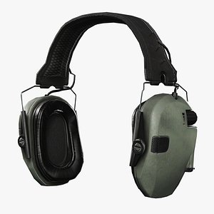 Game-Ready Military Ear Protection Headset model