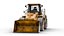 Bulldozer mit Rädern