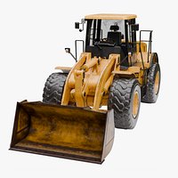 Bulldozer Wheeled