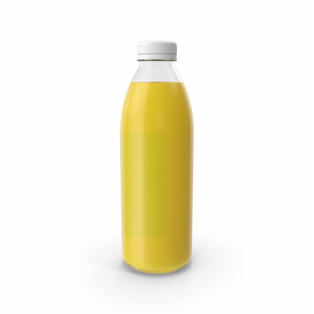 3D Juice Bottle Model - TurboSquid 1848293