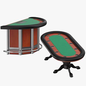 poker blackjack tables model