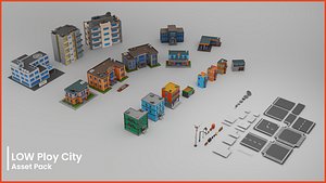 3D model City Asset Pack