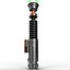 Star Wars Luke Skywalker Lightsaber 2 Used 3D Model