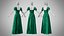 Vestido 07 Veludo Esmeralda Verde