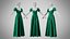 Vestido 07 Veludo Esmeralda Verde