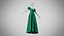 Vestido 07 Veludo Esmeralda Verde