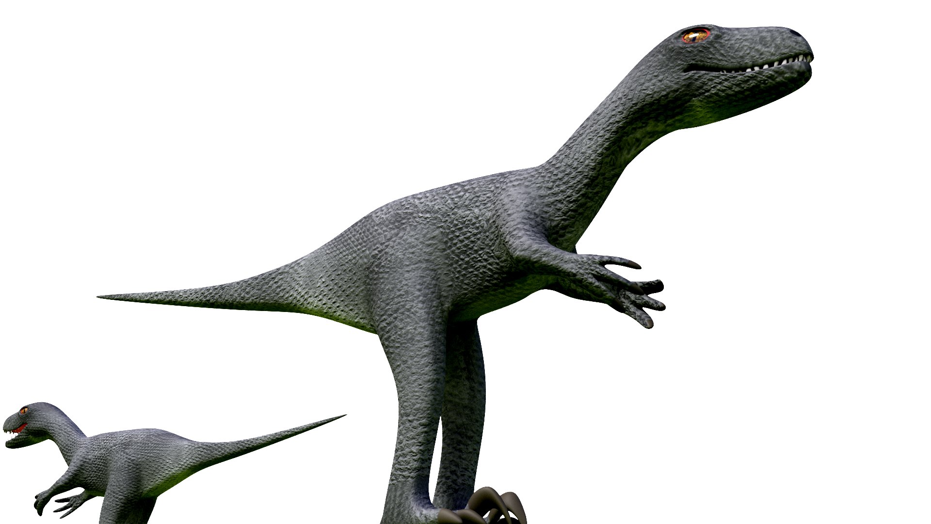 Raptor Dinosaur 3D Model - TurboSquid 1304436