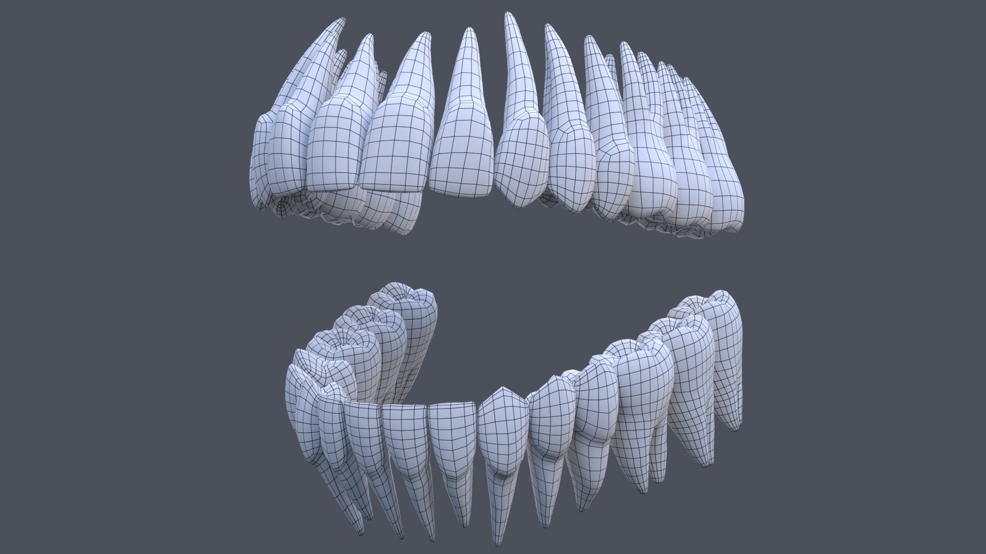 3D teeth anatomy mouth - TurboSquid 1622555