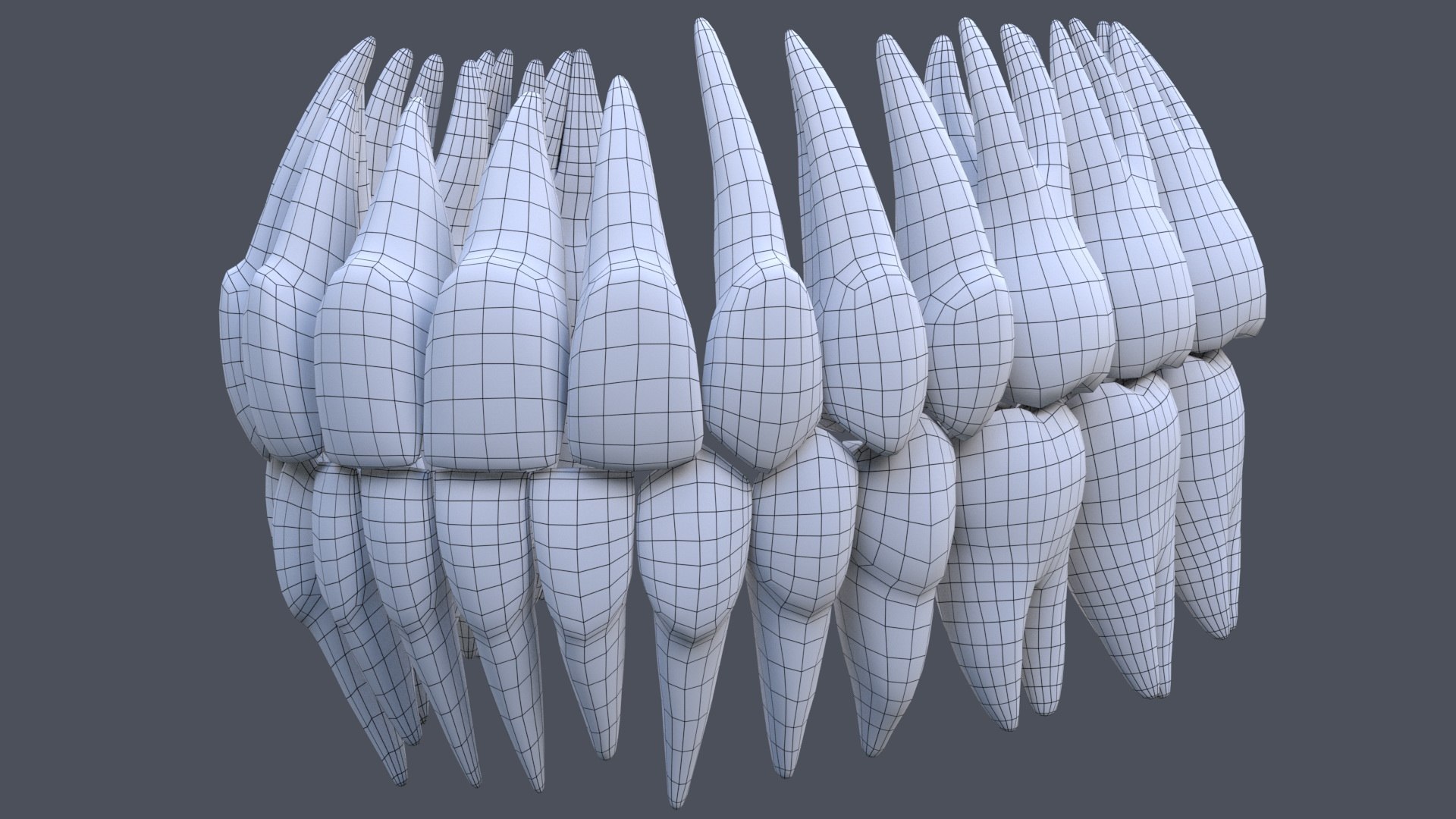 3D teeth anatomy mouth - TurboSquid 1622555