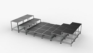 3D School staging 3D model