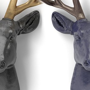 head deer decor 3D