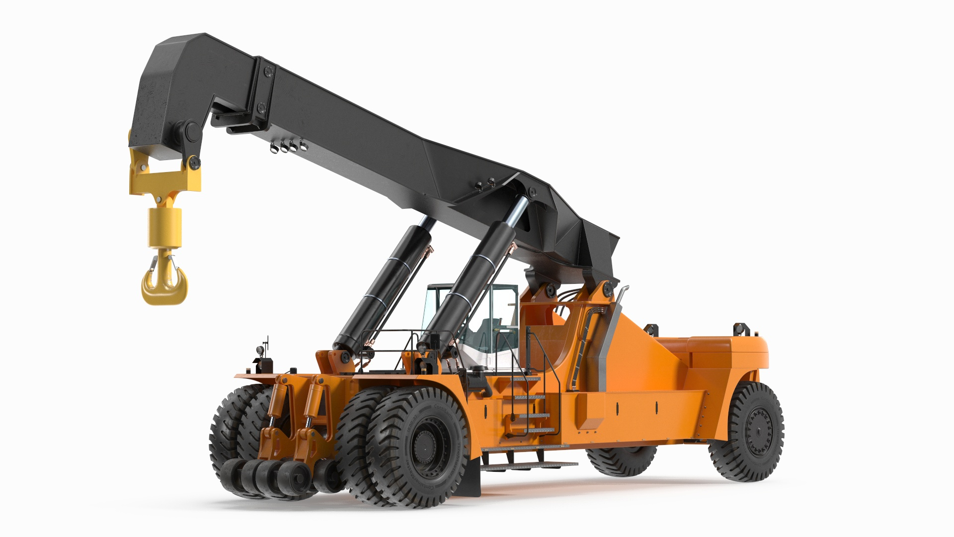 Reachstacker Container Loader Rigged 3D Model - TurboSquid 2296451