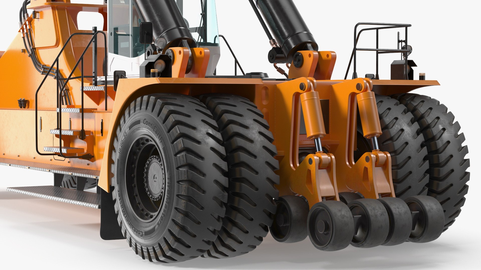 Reachstacker Container Loader Rigged 3D Model - TurboSquid 2296451