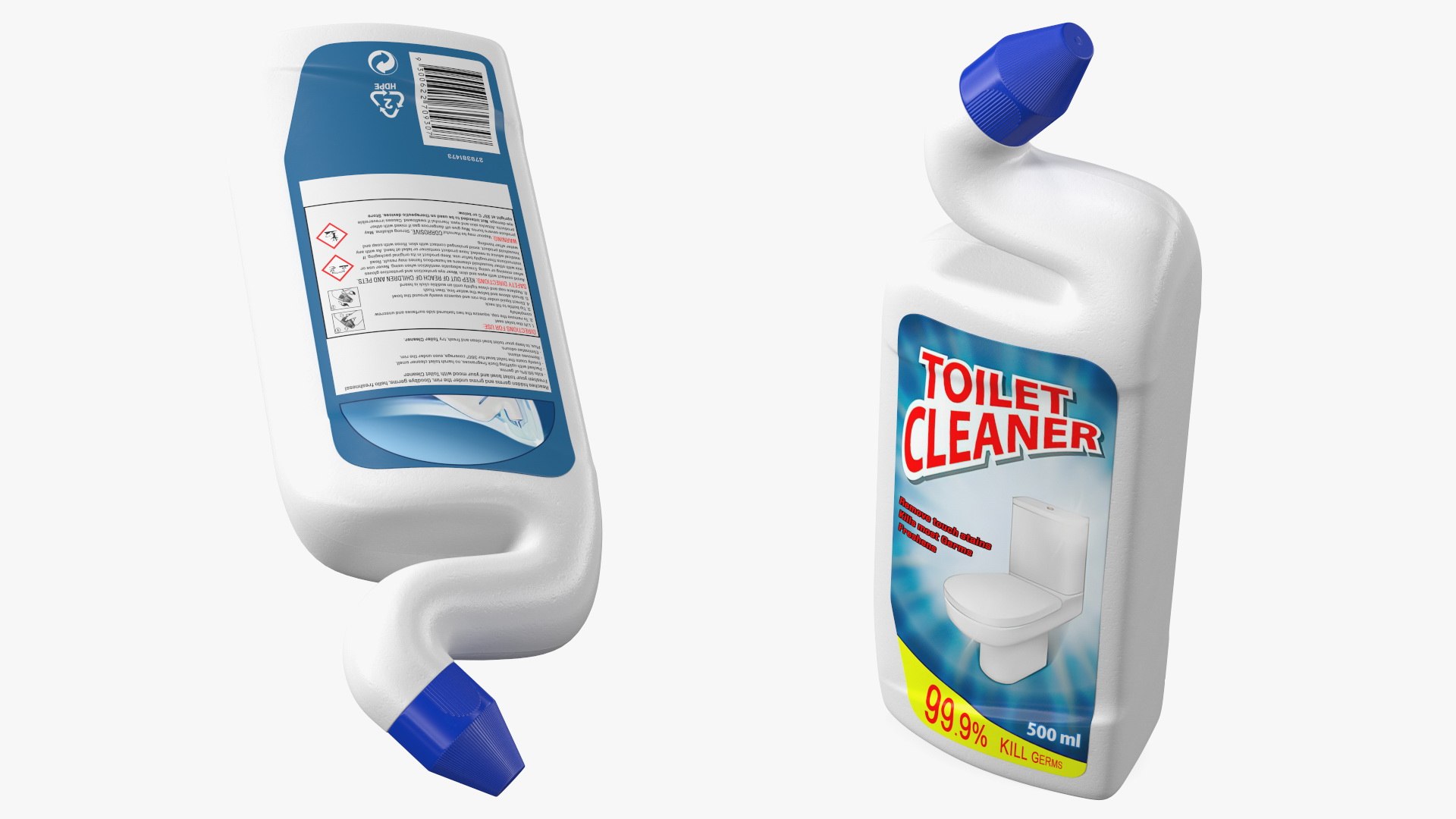 Toilet Bowl Cleaner Liquid 3D model preview