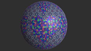 Patterned Marble Tiles 4k Pbr Textures model