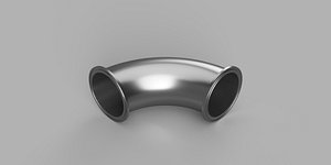 Short 3in 90Degree elbow pipe