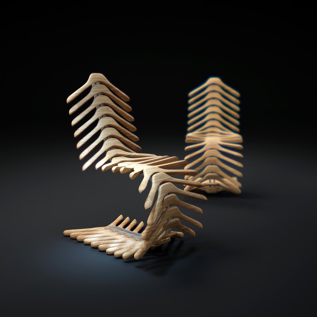 coat-hanger-chair 3d model