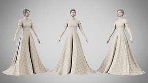 Dress 50 Stark White model