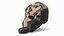 3D Tactical Ballistic Face Mask with Modular Respirator Sand