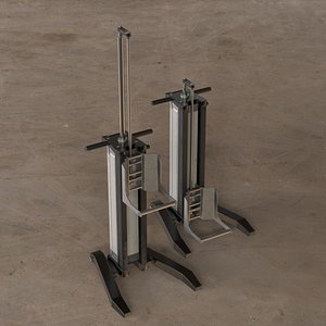 3D Racing Car Air Lifts model