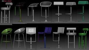 3D bar chair -vol -1