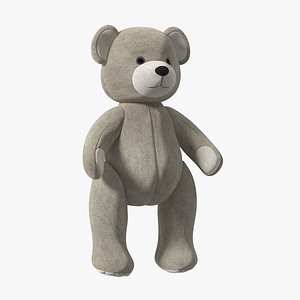 Teddy Bear Light Color Rigged for Cinema 4D 3D model