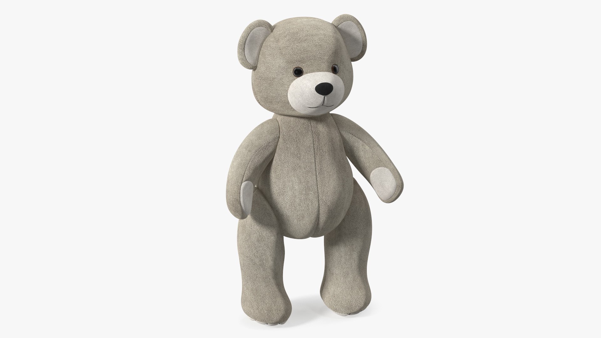 Teddy Bear Light Color Rigged for Cinema 4D 3D model preview