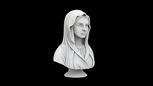 Virgin Mary Bust 3D Print