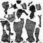 Basics0504 - A set containing 5 models of male and female adults walking in casual attire in public