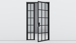 Aluminium door 168 model