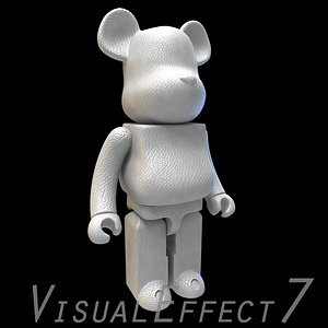 White Leather Bear Brick