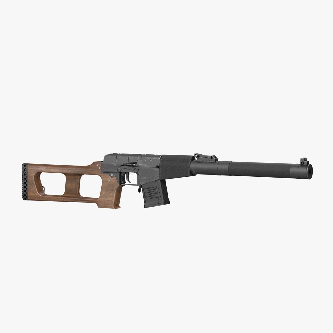 Russian Rifle VSS Vintorez 3D model preview