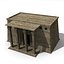 egyptian buildings 3d model