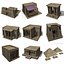 egyptian buildings 3d model