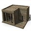 egyptian buildings 3d model