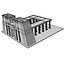 egyptian buildings 3d model