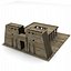 egyptian buildings 3d model
