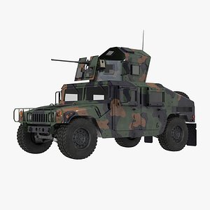 humvee m1151 enhanced armament 3d max