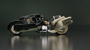 fenrir motorcycle moto 3D model