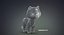 cute cartoon leopard 3D model