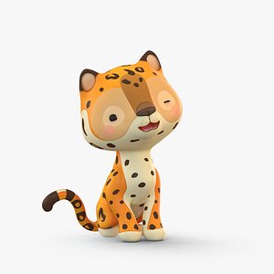 Cartoon Leopard