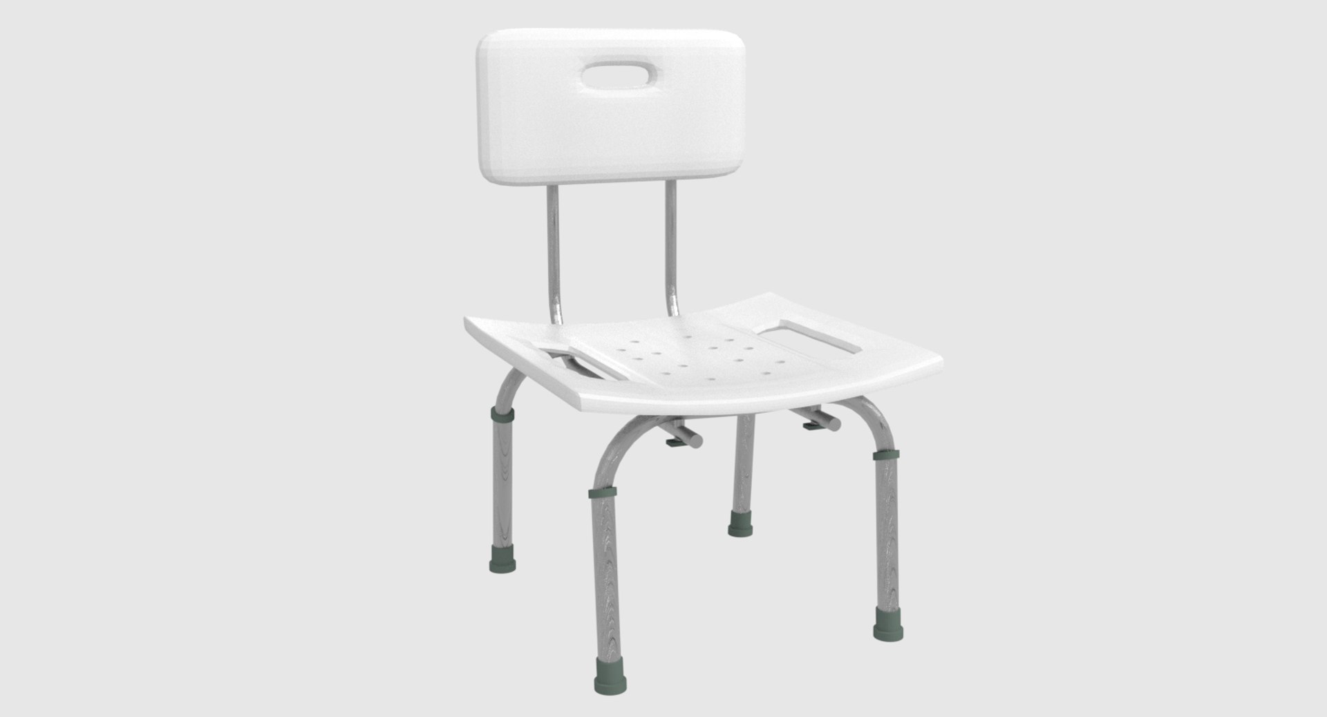 Plastic bathroom chair model - TurboSquid 1196345