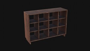 3D model Japanese Shoe box