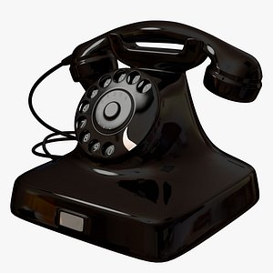 phone 1940 telephone 3d model