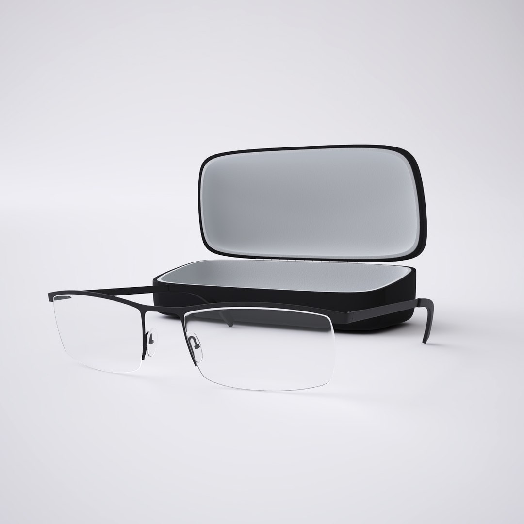 eyeglasses case 3d model
