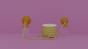 3D breast pump