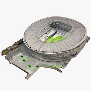 Tottenham Hotspurs Stadium Complete - No Seats 3D model