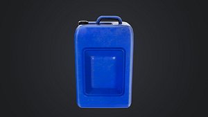 3D Plastic Water Gallon