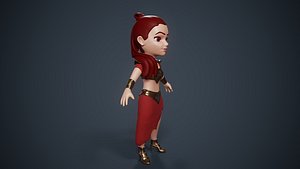 Freyga Character 3D